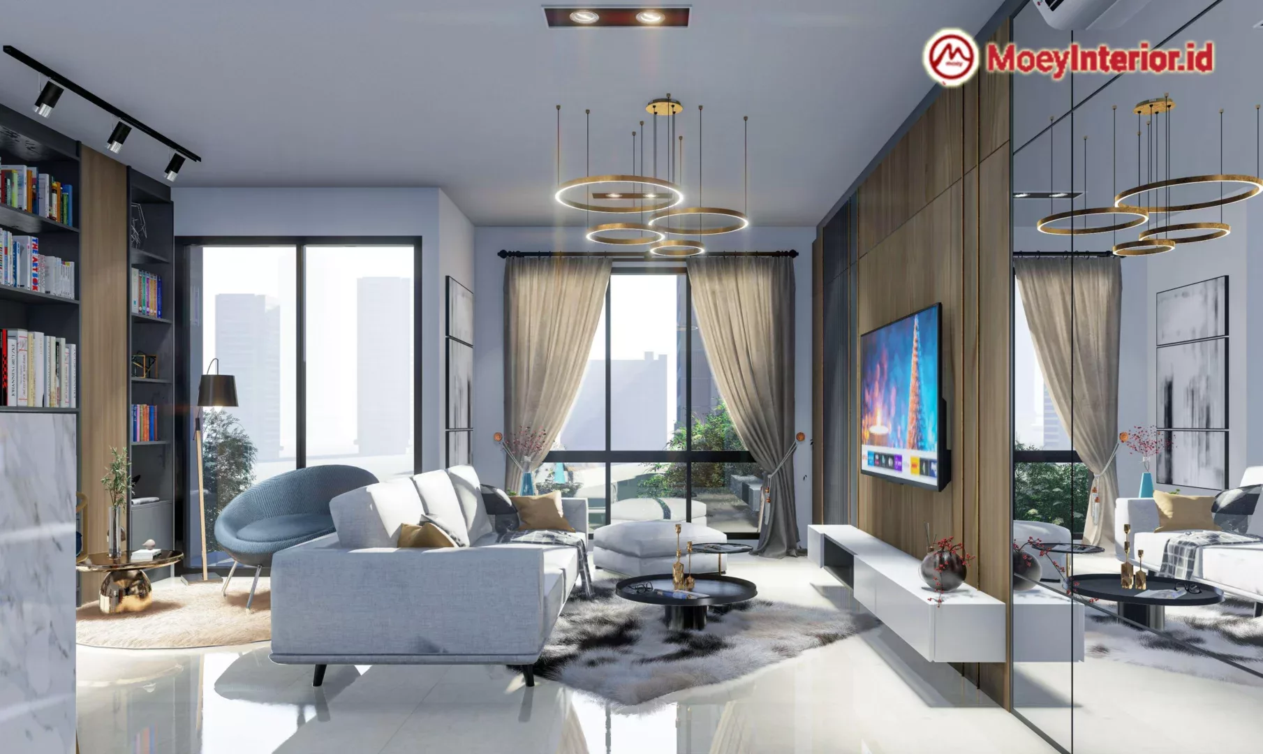 Bpk. Anthon Chandra Design Interior Apt. Lloyd bedroom meja