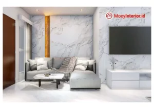 Design dan Pembuatan interior rumah ruang tamu