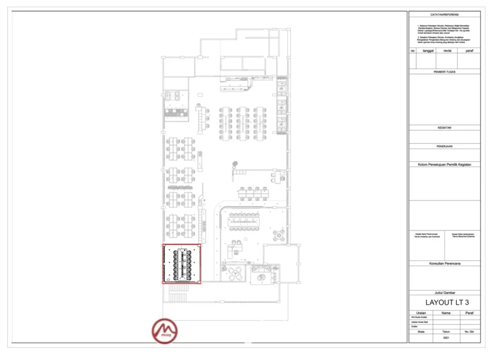 DESAIN INTERIOR KANTOR KEMENAG GEDUNG ISPEKTORAT LT 3,4,5