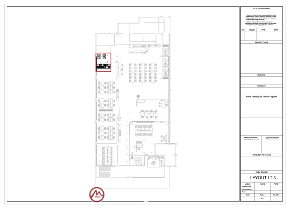 DESAIN INTERIOR KANTOR KEMENAG GEDUNG ISPEKTORAT LT 3,4,5