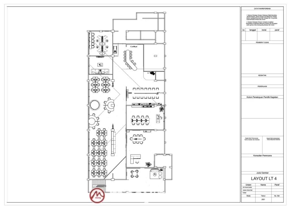 DESAIN INTERIOR KANTOR KEMENAG GEDUNG ISPEKTORAT LT 3,4,5