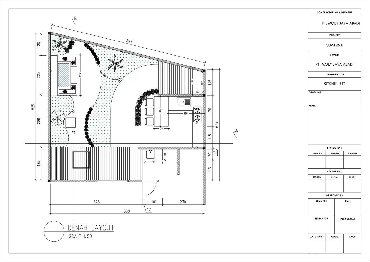 Layout Kitchen
