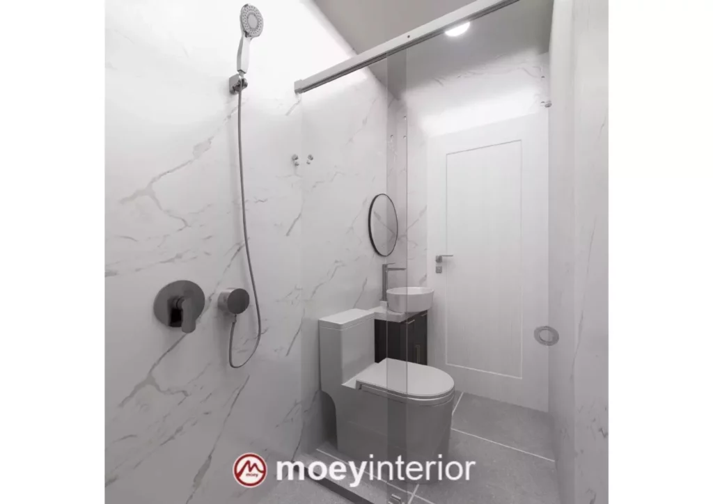 desain interior bathroom Pak Risdianto