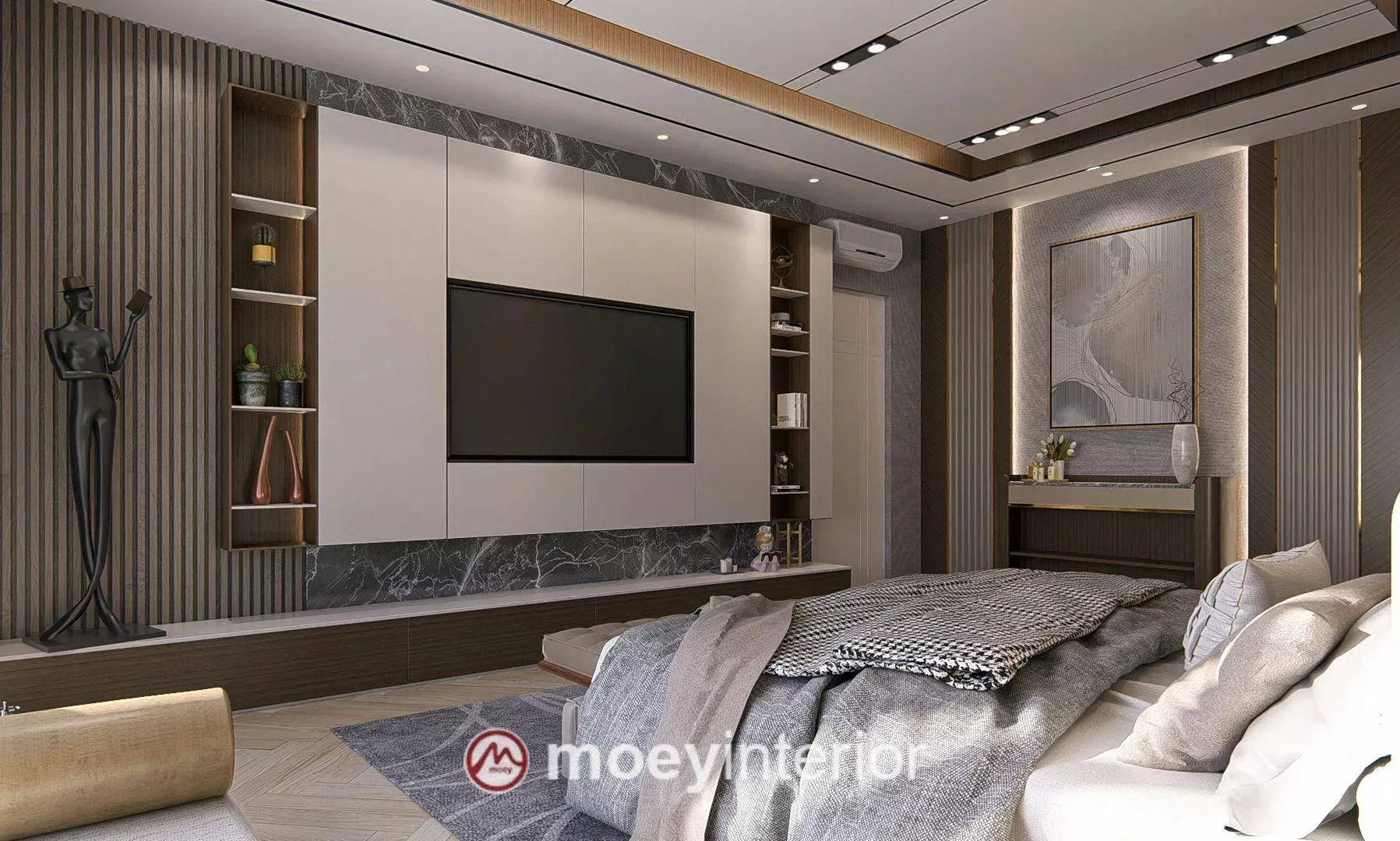 Bedroom TV area Bu Maya Enchante