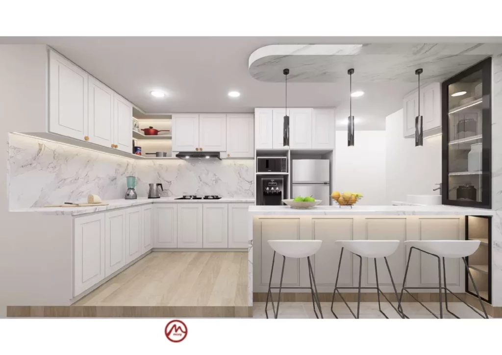 desain interior kitchen set Pak Risdianto