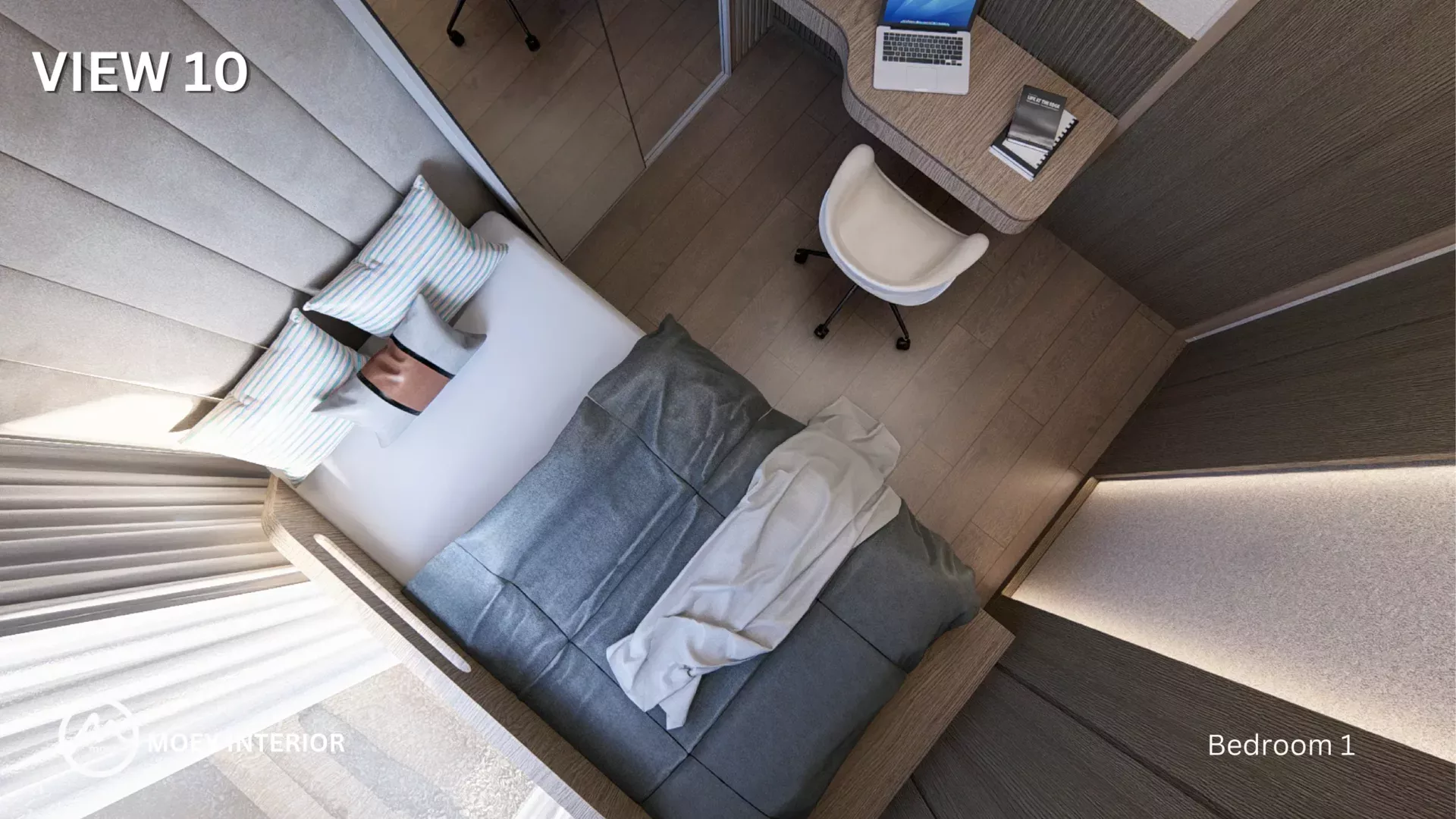 Bedroom Bird Eye View