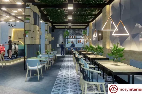 Desain Interior Cafe Pak Hadi Jakarta Barat